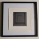 Tableau Vintage Art Optique - Victor Vasarely - Frame 40x40cm
