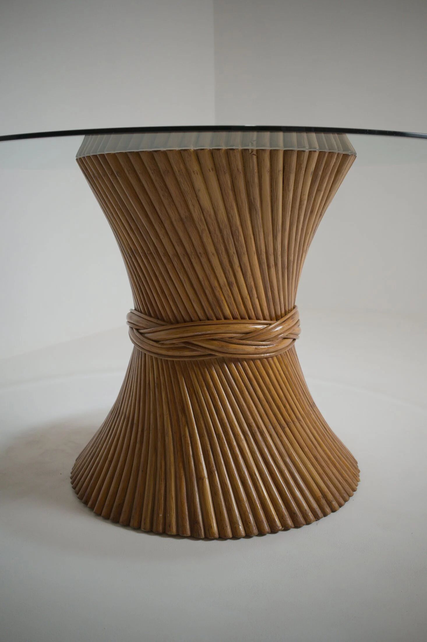 1970s rattan dining table