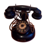 Old column phone in bakelite