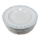 Assiettes creuses terre de fer Orchies Cérès