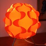 Vintage Ikea orange lamp
