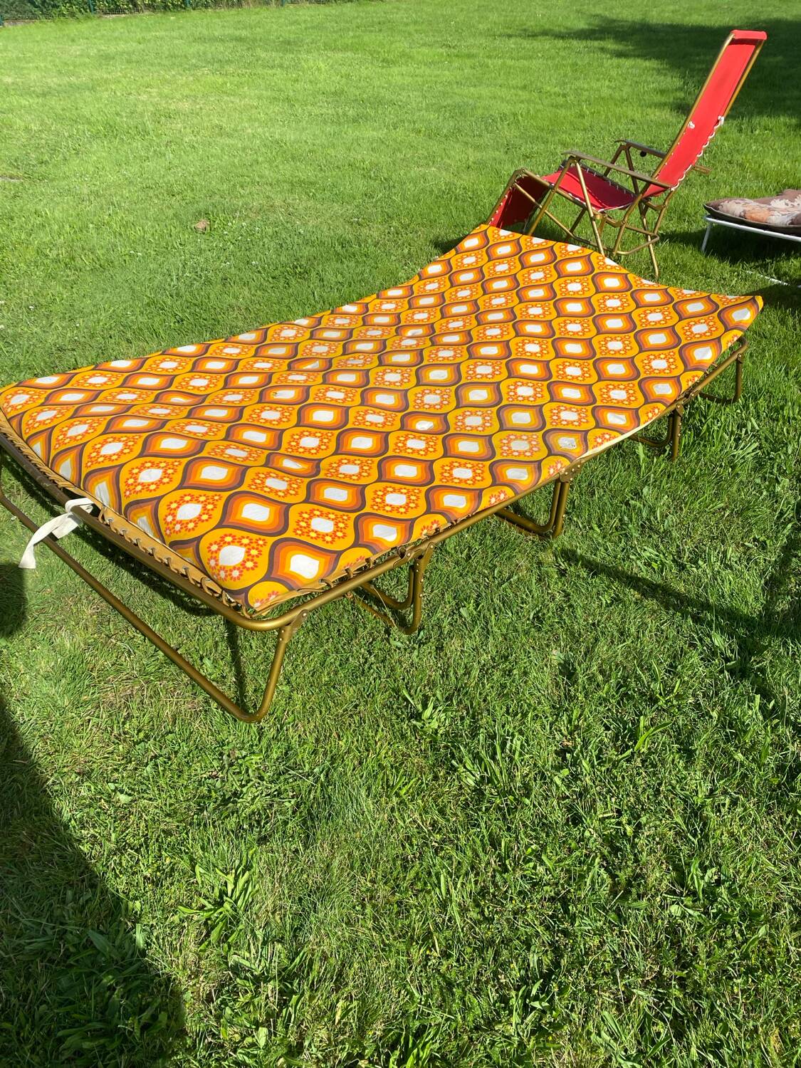 Double camp bed