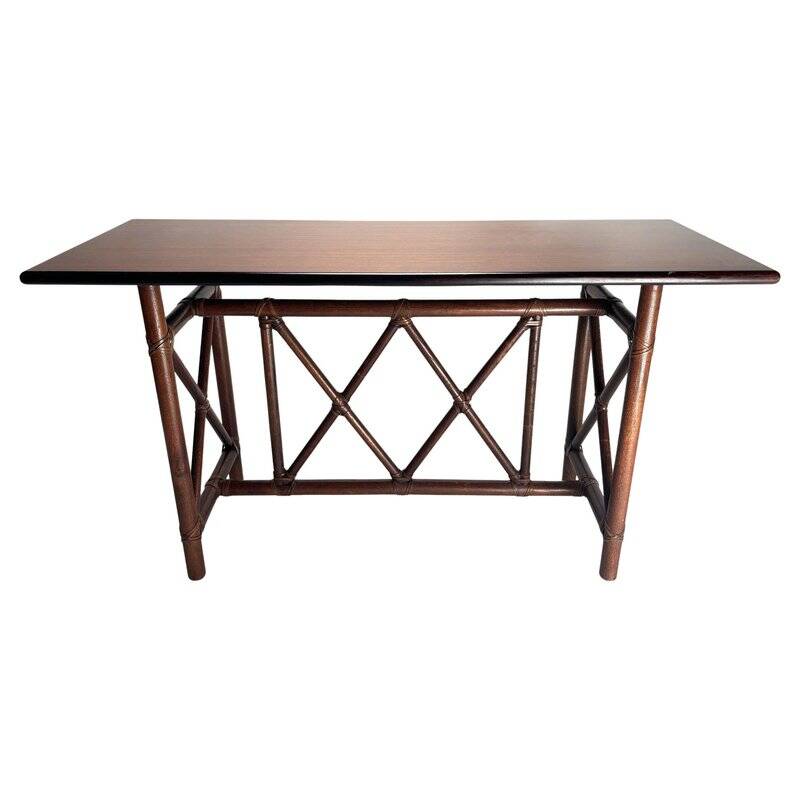 Console attributed to Lyda Levi for McGuire, 1970s