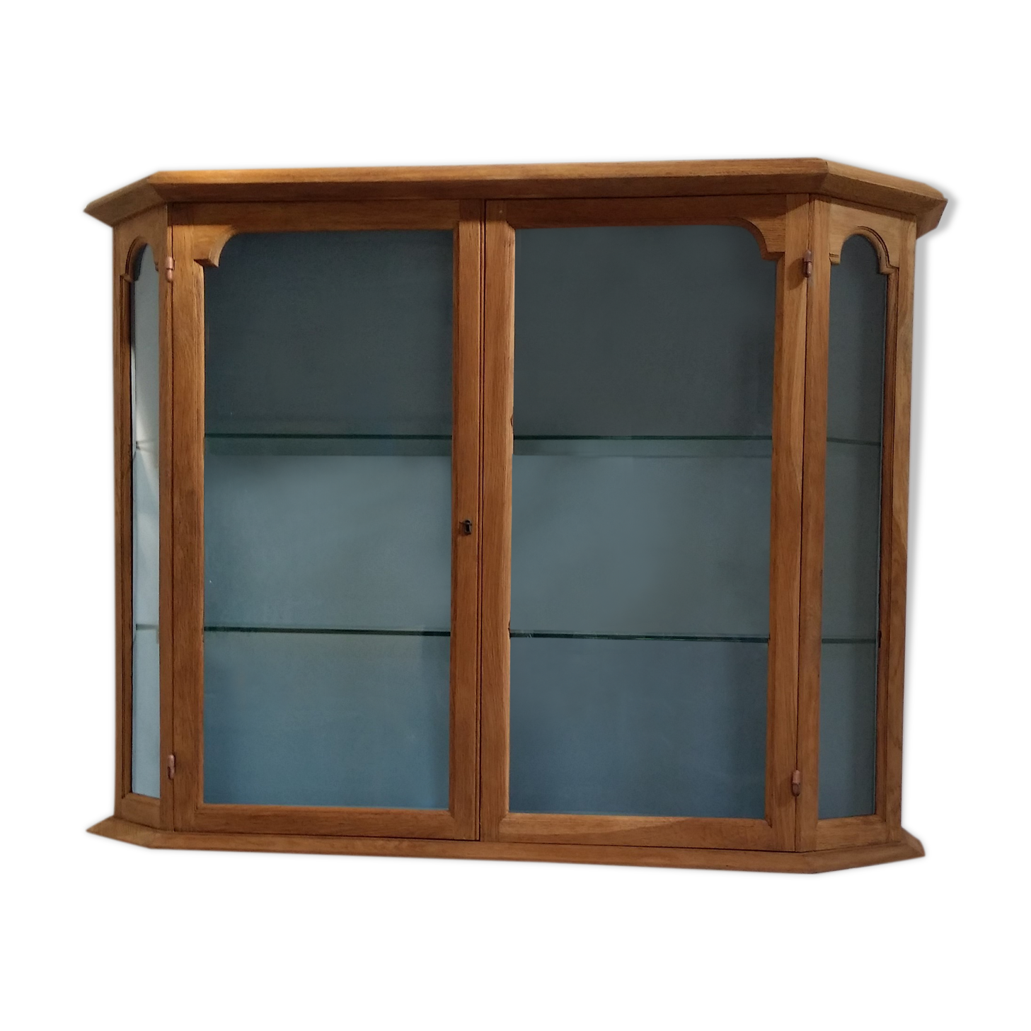 Vitrine murale en bois