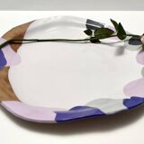 Large Earthenware Vide-Poche / Decorative Plate by Pino Castagna, Italy