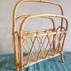Magazine rack Vintage rattan