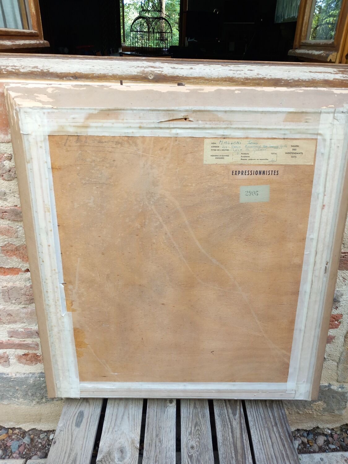 Painting 20th century Louis Massoni expressionism