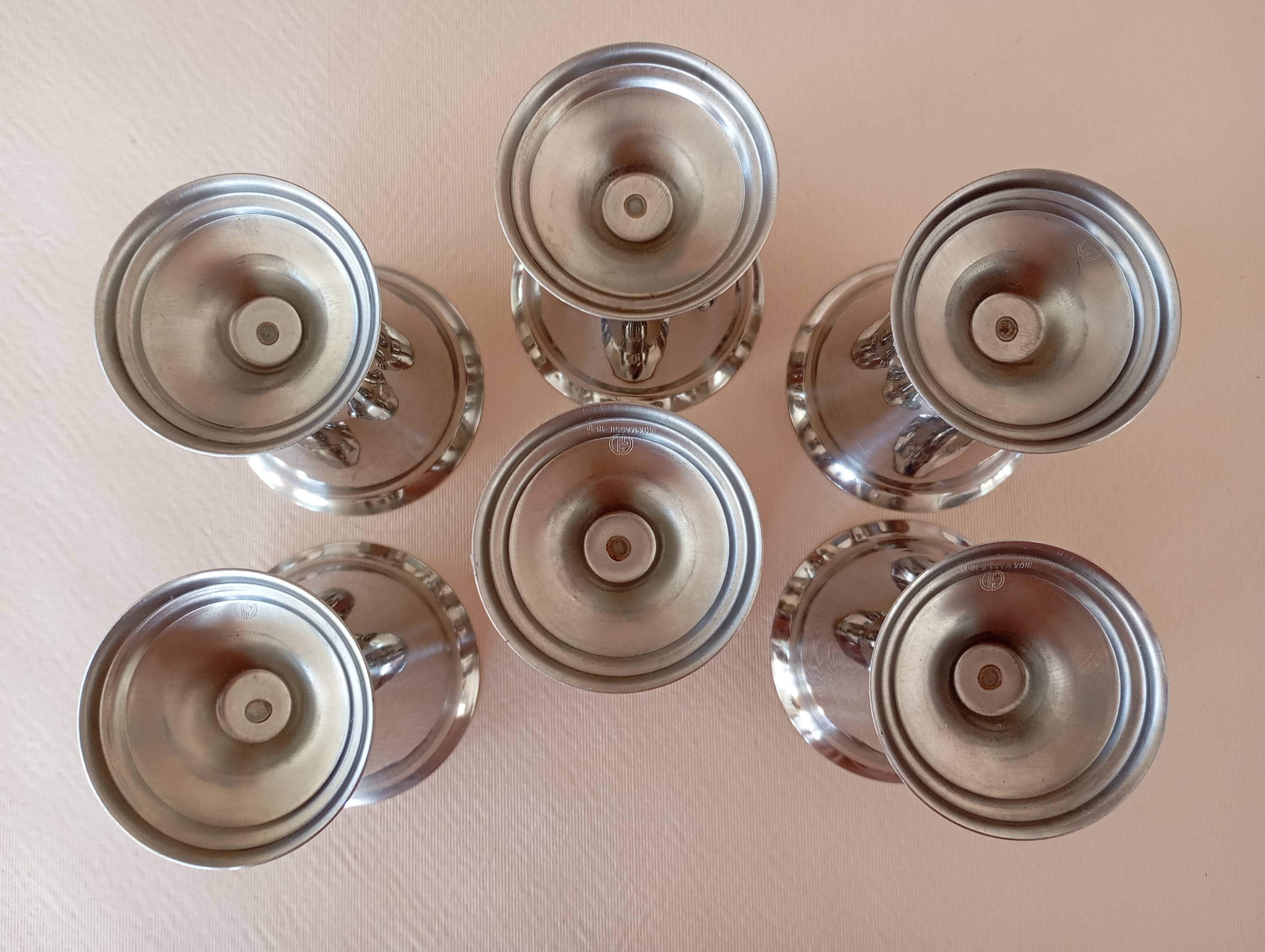 Sorbet spoons in stainless steel by Guy Degrenne