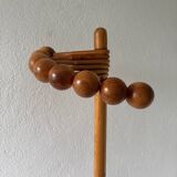70s pine coat rack
