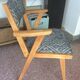 Fauteuil pieds compas entièrement restauré