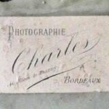 2 antique Napoleon 3 photo frames