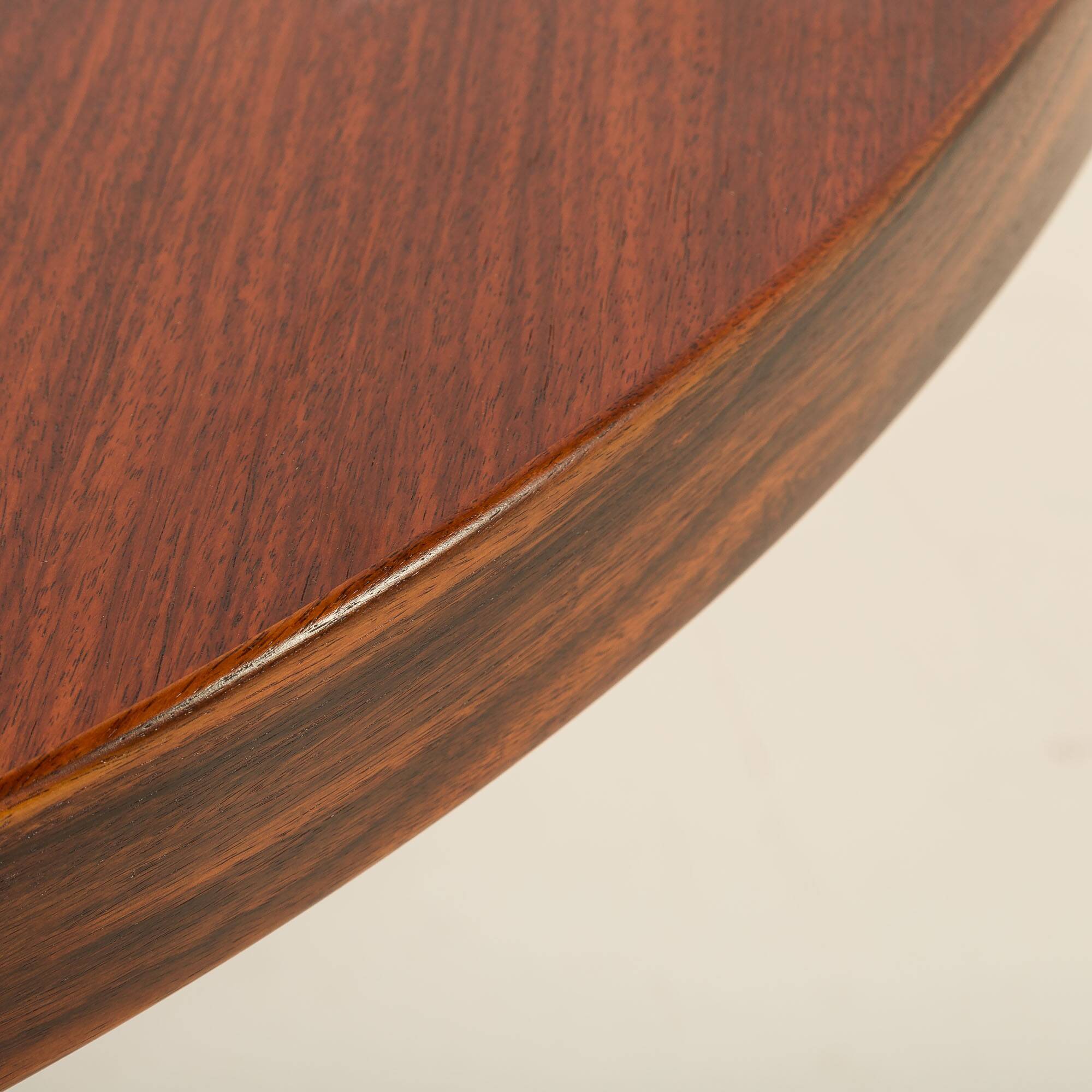 Danish Rosewood pedestal extension table attr. to Gudme Mobelfabrik, 1970s