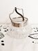 Sugar bowl, glass jam maker