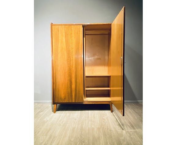 Armoire de porte vintage en noyer Tatra 1960