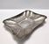 Rectangular Embossed Silver Plated Tray / Centerpiece by Olri, Italy
