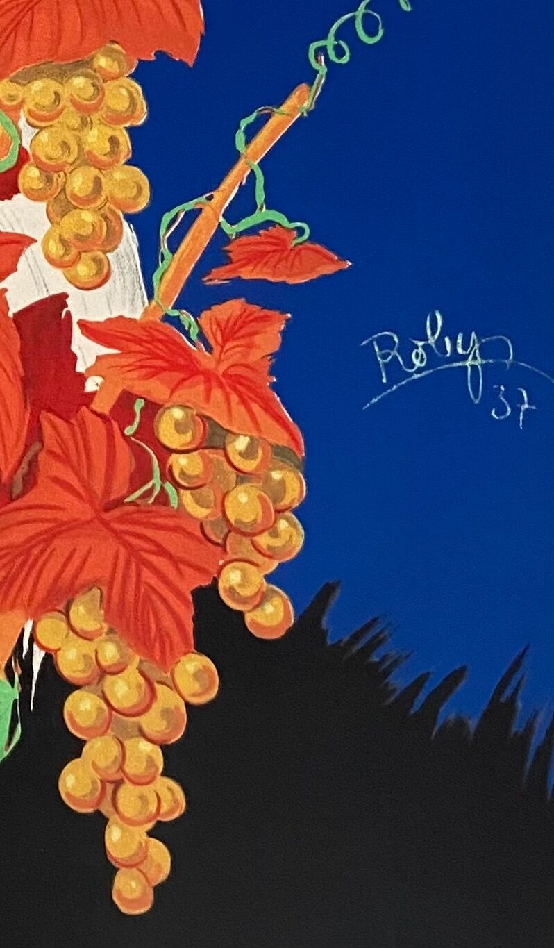 Affiche originale vintage Kina Lillet Robys  années 30