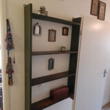 Old old teck green wall 74x14x123cm