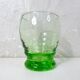 old service 10 water glasses and carafe in blown glass