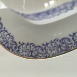 Bavaria H.J.Co porcelain sauce boat purple 1920–30
