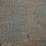 Handmade Cream Wool Kilim Traditional geometric Oriental Area Rug- 83x105cm