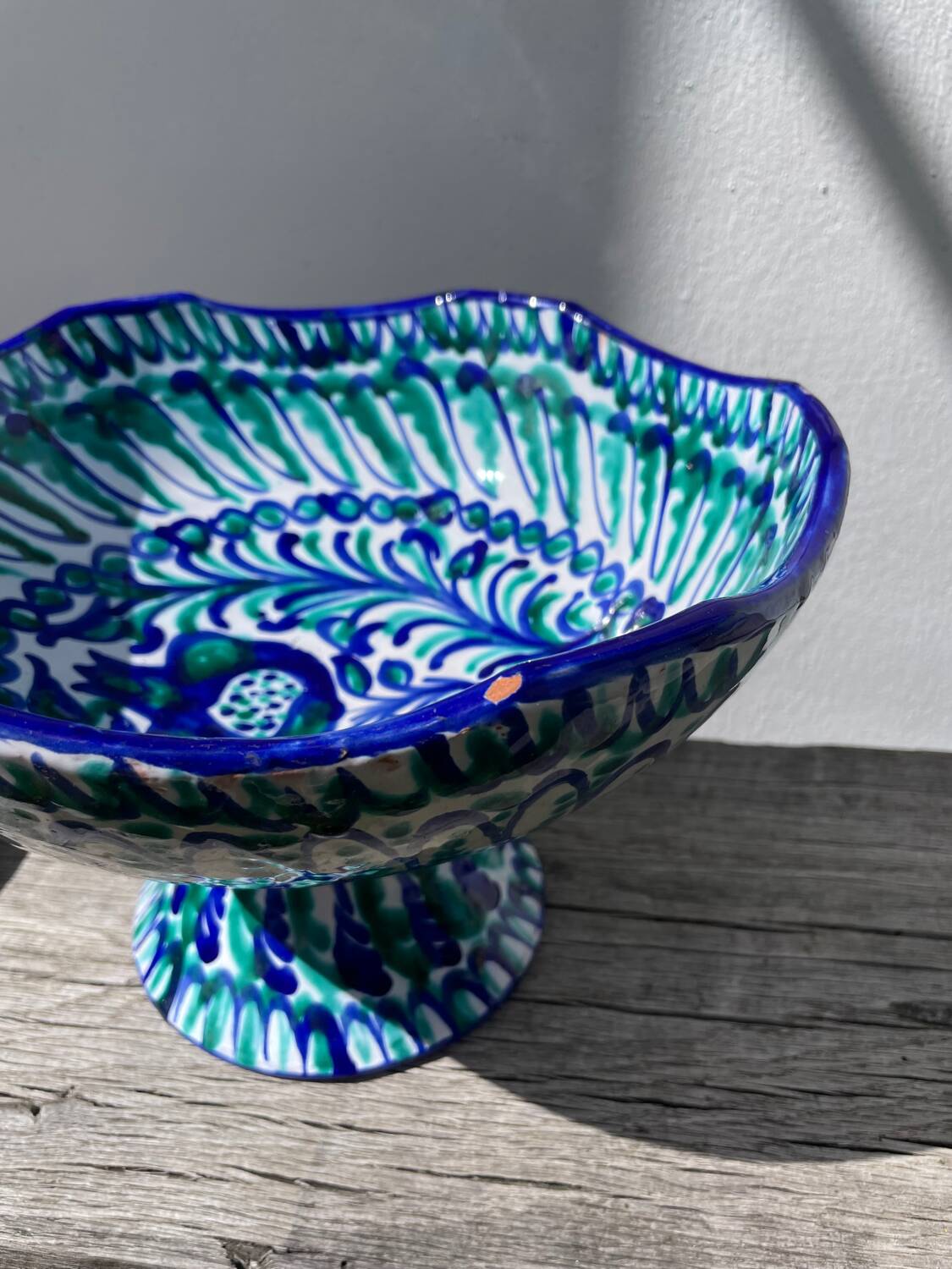 Fajalauza ceramic fruit bowl