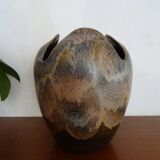 Vase en grès œuf d'allien  1960 vintage - Germany Dumler et Breiden