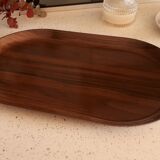 Wood imitation serving tray