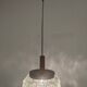 Square glass pendant light by Limburg, Germany circa 1970