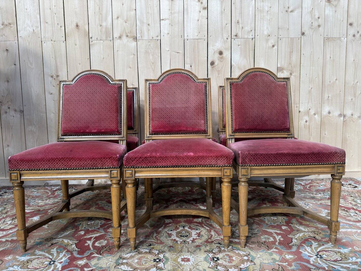 Set of 6 chairs in High Period - Renaissance style