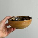 2 bols en céramique marocaine, décor peint main