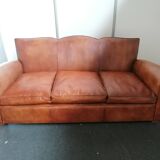 Old restored club sofa