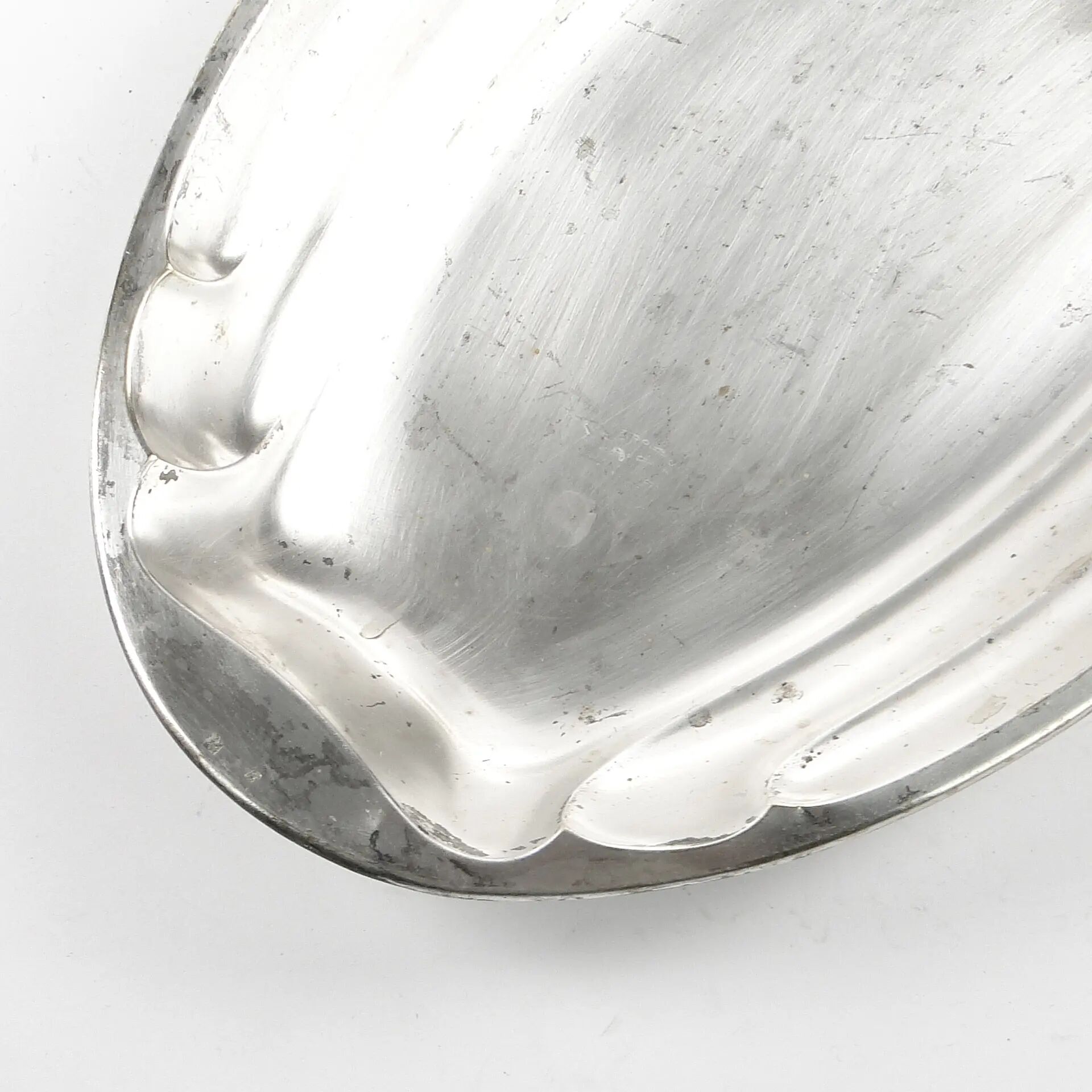 Art Deco platter, silver-plated brass, WMF, Germany, 1930s