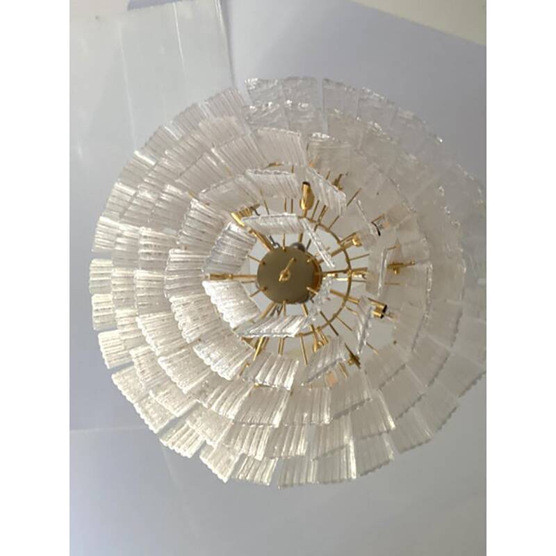 Diamond Strips “Listelli” Murano Glass Flush Mount