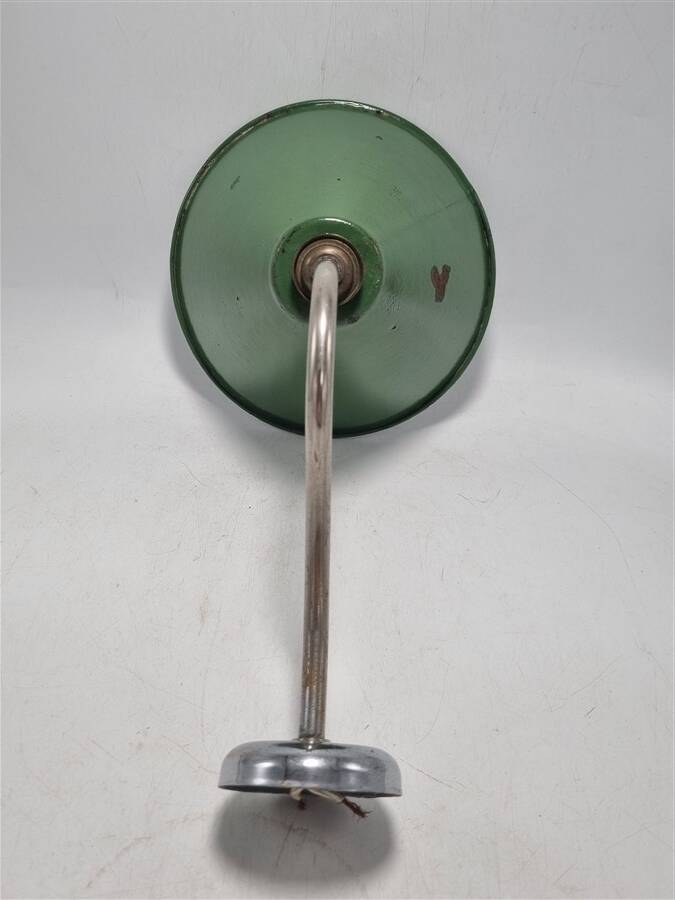 Enameled sheet metal wall light