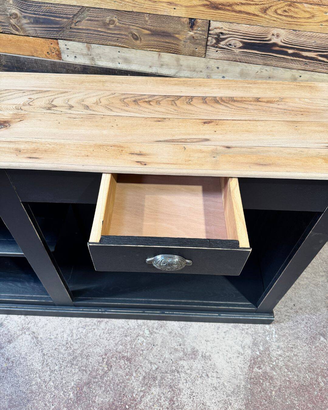 Vintage workshop furniture revamped from the 1950s.