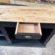 Vintage workshop furniture revamped from the 1950s.