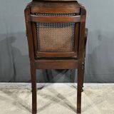 Hairdresser's armchair in solid beech, Louis-Philippe style - Early 20th century