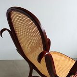 Thonet No. 1 Bentwood and Webbing Folding Arm Chair