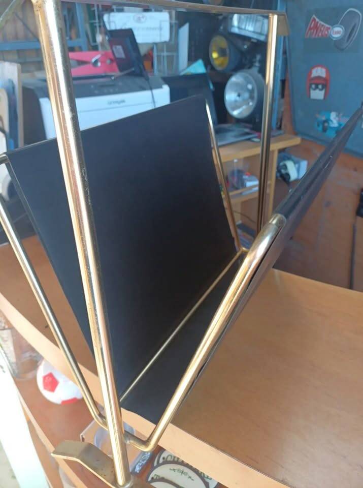 Vintage magazine or vinyl record rack