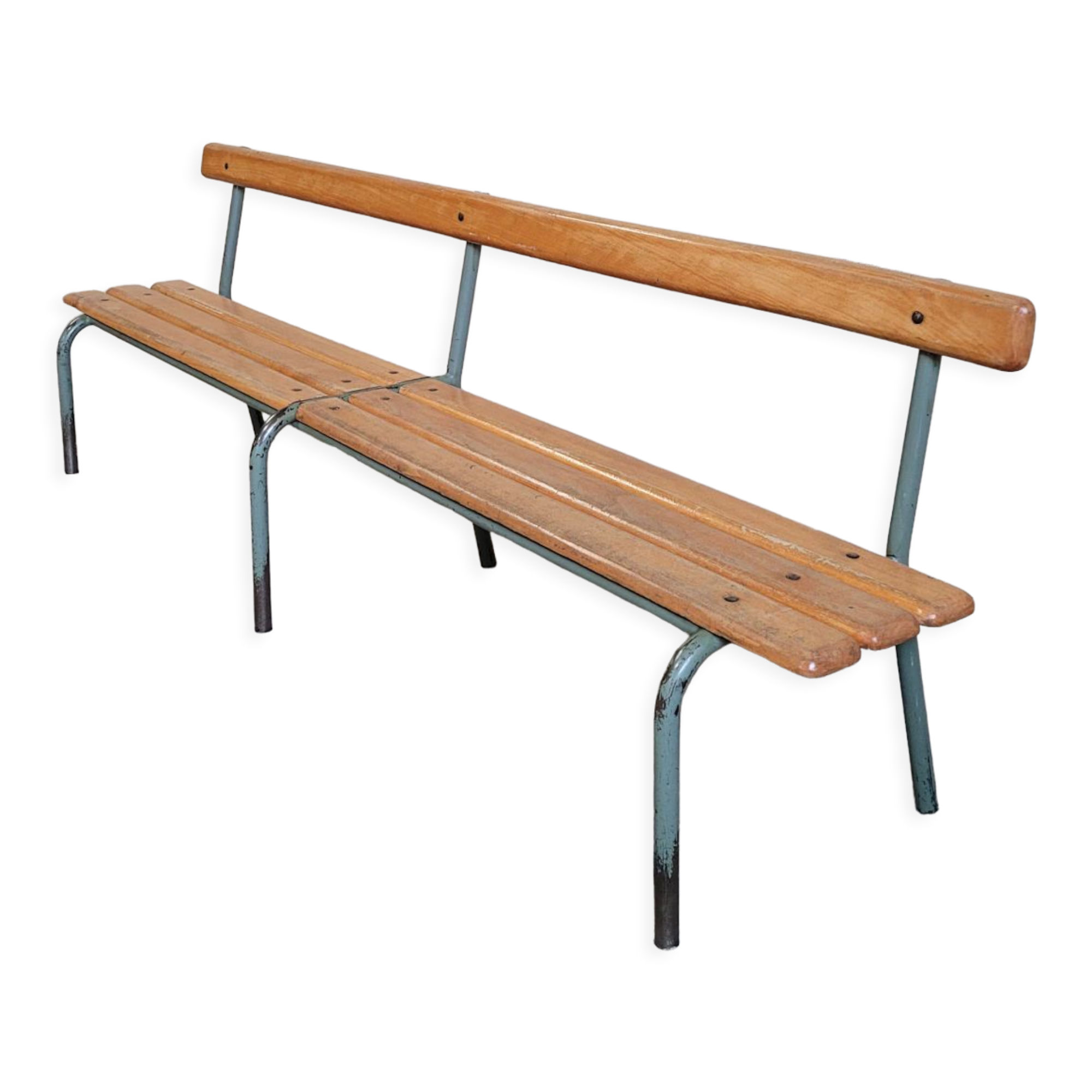 Banc d'école maternelle enfant fabrication 1950
