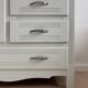 Art Deco wardrobe with shelves and drawers, renovated wood.