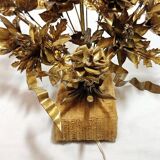 Pair of brass appliques. France, 1960s.