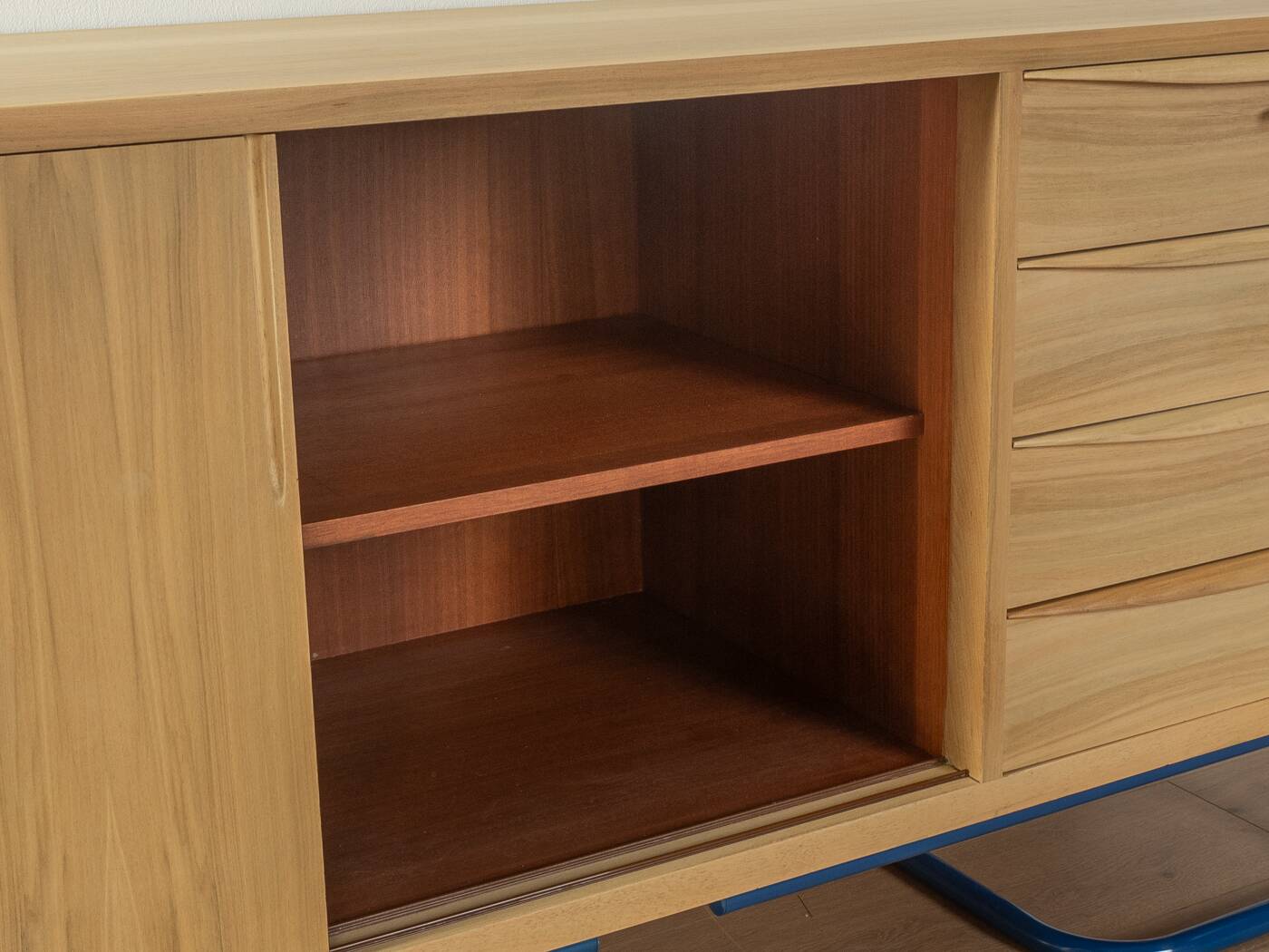 Wonderful partly solid sideboard in Scandinavian style from the 1950s