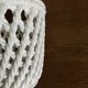 Italian woven ceramic cachepot, 1960s