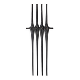 Brutalist wall decoration sculpture from the 1970s in aluminium cast.