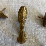 Old bronze coat hooks