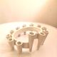 Plastic candle holder 12 candles design 70s