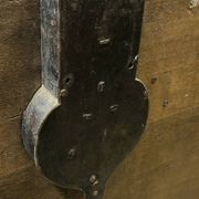 18th century German Baroque travel trunk – dated 1737 – with ebony inlay