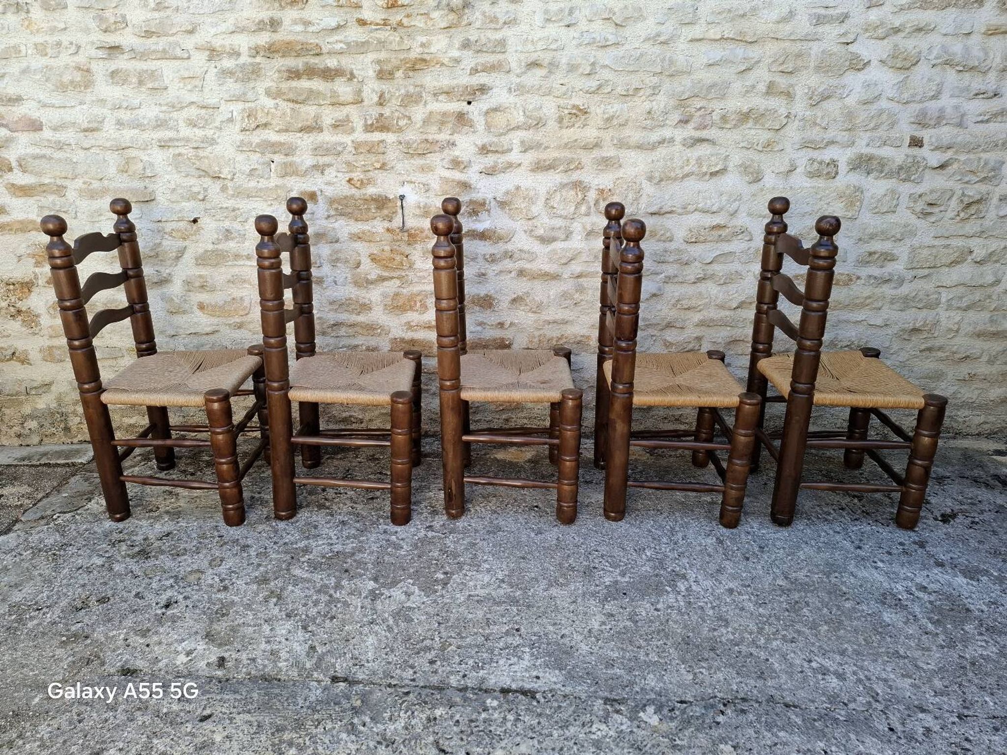 Chaises style Charles Dudouyt