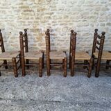 Chaises style Charles Dudouyt